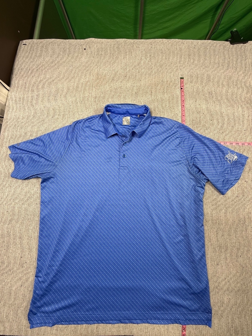 Callaway Opti-Dri Blue Golf Polo Shirt Bent Creek XXL